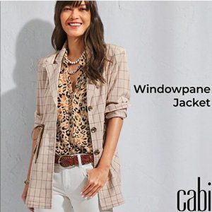 Cabi Windowpane Jacket